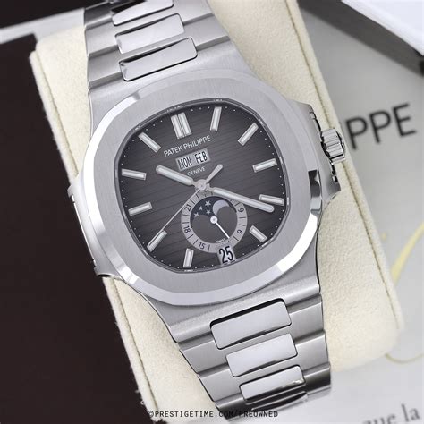 used patek philippe annual calendar|Patek Philippe nautilus annual calendar.